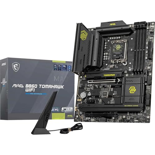 MAG B860 Tomahawk WiFi Motherboard, ATX - Supports Intel Core
